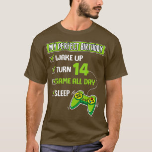 Camiseta 14th Birthday 14 Gaming Years Old Perfect Gamer