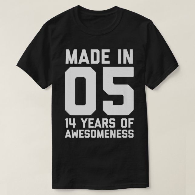 Camiseta 14Th Birthday Shirt Girls 14 Year Old Daughter Gif (Frente do Design)