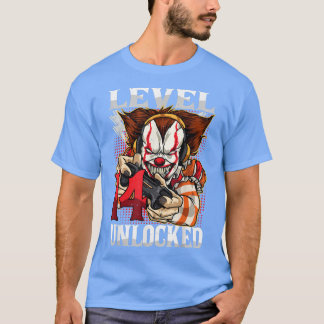 Camiseta 14th Birthday Video Gamer Scary Clown Turning 14 G