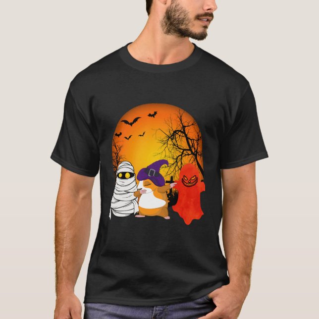 Camiseta 150 Abóbora do Dia das Bruxas na Guiné (Frente)