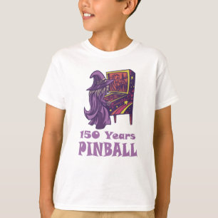 Camiseta 150 Anos de Arcade do Assistente de Pinball