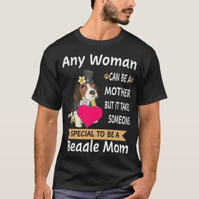 Camiseta 151 Especial Para Ser Uma Mãe De Beagle (Frente)