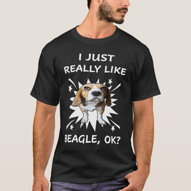 Camiseta 151 Eu Gosto Muito De Beagle (Frente)