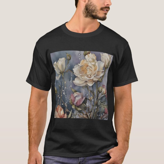 Camiseta 151 Flores Derretidas Arte Surreal (Frente)