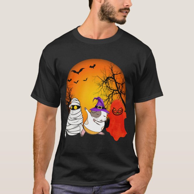 Camiseta 157 Abóbora do Dia das Bruxas na Guiné (Frente)