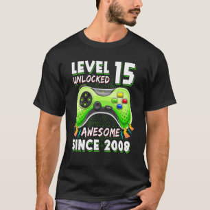 Camiseta 15 anos BDay Boy 15 de 15 anos