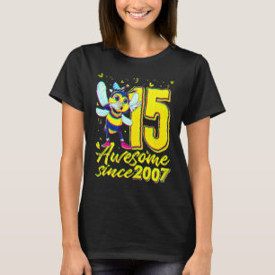 Camiseta 15 Anos de Idade Abelha Dabbing 15 Anos de Idade C