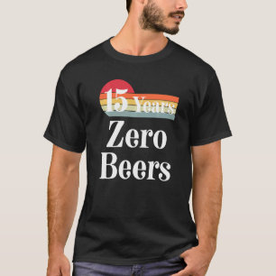 Camiseta 15 Anos De Sober Recovery Men Celebram Quinze Anos
