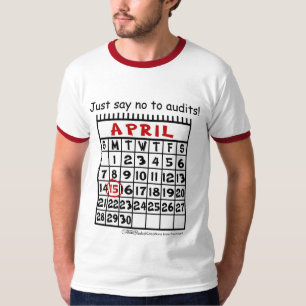 Camiseta 15 de abril - Imposto Humor