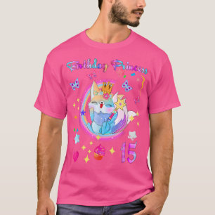 Camiseta 15 de aniversário de 15 anos de idade de Gift Birt