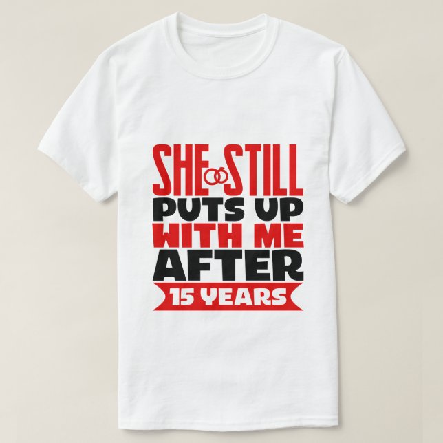 Camiseta 15 Encantado Marido (Frente do Design)