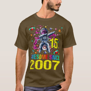 Camiseta 15 Espetacular Desde 2007, 15 Astronauta - Espaço