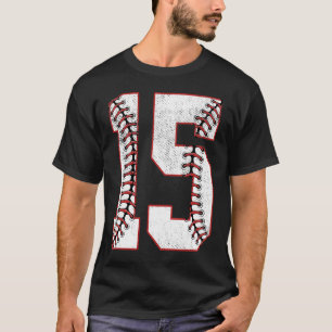 Camiseta 15 Festa de aniversário Quinze, 15 Anos, Baseball