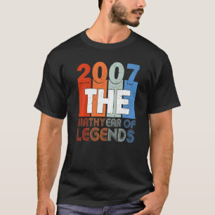 Camiseta 15 Garota De Aniversário Aniversário De Legenda 15
