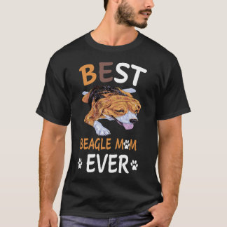 Camiseta 15 Melhor Beagle Mãe De Sempre