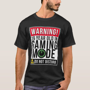Camiseta 16ª Ideia De Presente De Aniversário Para Jogado