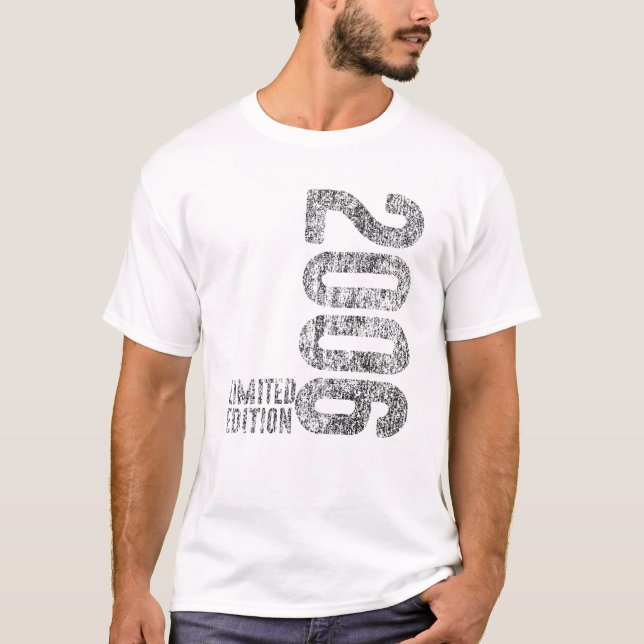 Camiseta 16ª Menina De Aniversário 16 Anos 2006 Presente En (Frente)