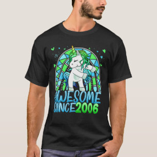 Camiseta 16º Aniversário Arco-Íris De 16 Anos