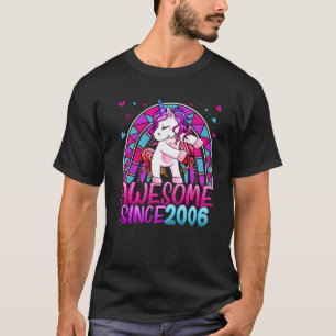 Camiseta 16º Aniversário Arco-Íris De 16 Anos