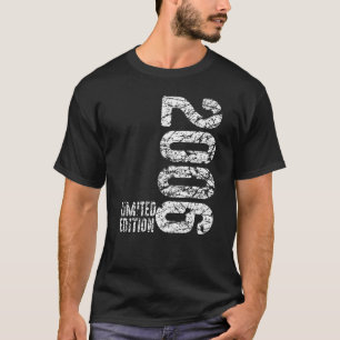 Camiseta 16º Aniversário Garoto 16 anos Menina de Decoração