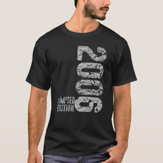 Camiseta 16º Aniversário Garoto 16 anos Menina de Decoração
