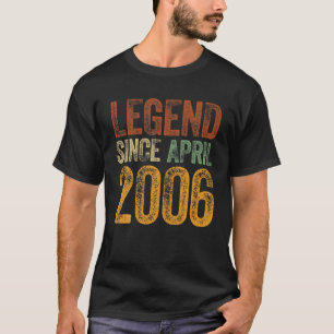 Camiseta 16º Aniversário, Nascer 16 Anos De Legenda Desde 2