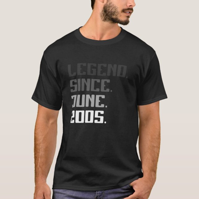 Camiseta 16º Aniversário Oferece Legenda De 16 Anos Desde J (Frente)