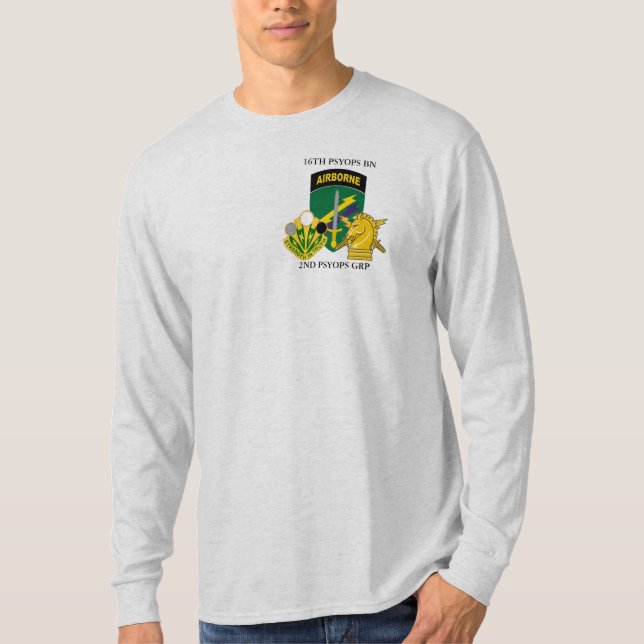 CAMISETA 16º GRUPO PSYOPS DE SEGUNDO DE BATALHÕES  (Frente)