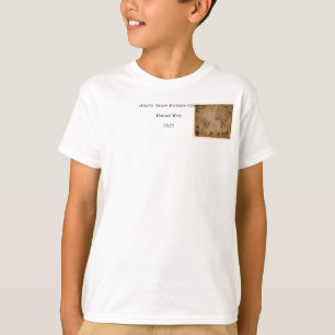 Camiseta 1633 Atantic Ocean Portolan Chart - Pascarbonet Ro