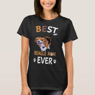 Camiseta 163 Melhor Beagle Mãe De Sempre