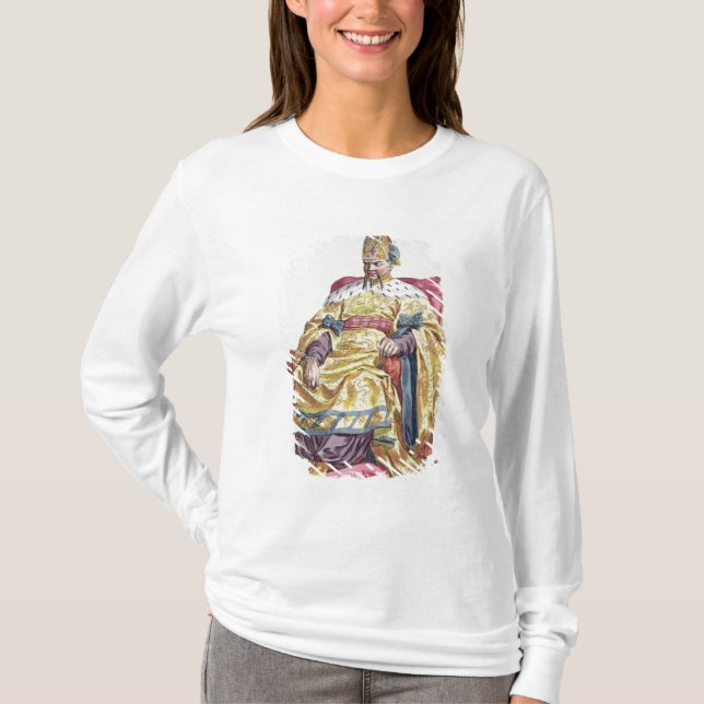 Camiseta 1662-1722) imperadores Manchu de Kang Tsi (de (Frente)