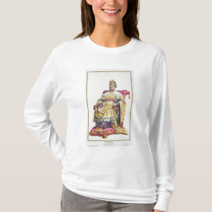 Camiseta 1662-1722) imperadores Manchu de Kang Tsi (de