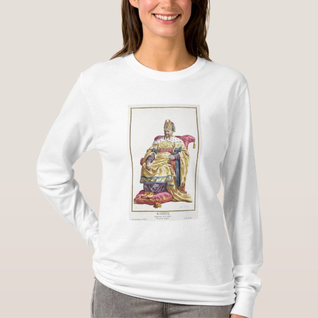 Camiseta 1662-1722) imperadores Manchu de Kang Tsi (de (Frente)