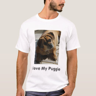 Camiseta 167, eu amo meu Puggle