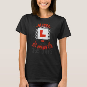 Camiseta 16.º Aniversário Do Carro De Condutores Para Rapaz