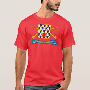 Camiseta 16. º Regimento de Infantaria DUI w Br Friso X