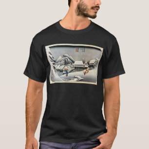 Camiseta 16. 蒲原宿, 広重 Kanbara-juku, Hiroshige, Uki
