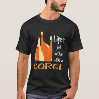 Camiseta 16 A Vida é Só Melhor Com Um Corgi