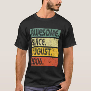 Camiseta 16 anos de idade 16 aniversário é incrível desde 2