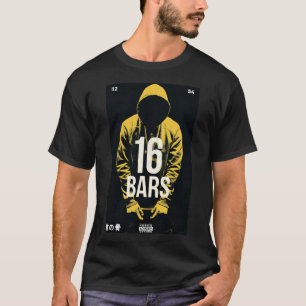 Camiseta 16 Bares (versão masculina) - Design 1
