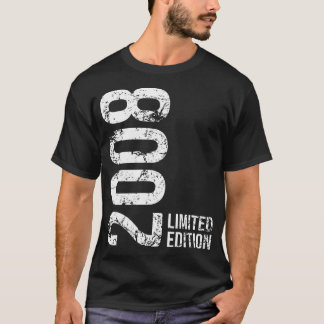 Camiseta 16 De Aniversário De 16 Anos Garota 2008