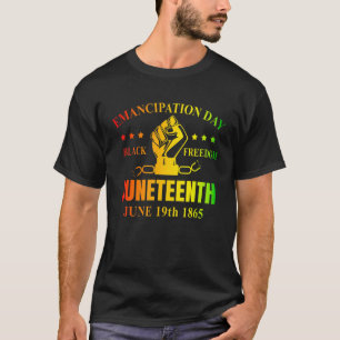 Camiseta 16 de junho de 1865 História Negra América African