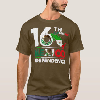 Camiseta 16 de setembro México Dia da Independência 2022 Mé