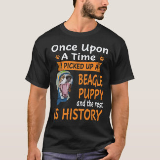 Camiseta 16 Era Uma Vez - Cachorrinho Beagle Beagle