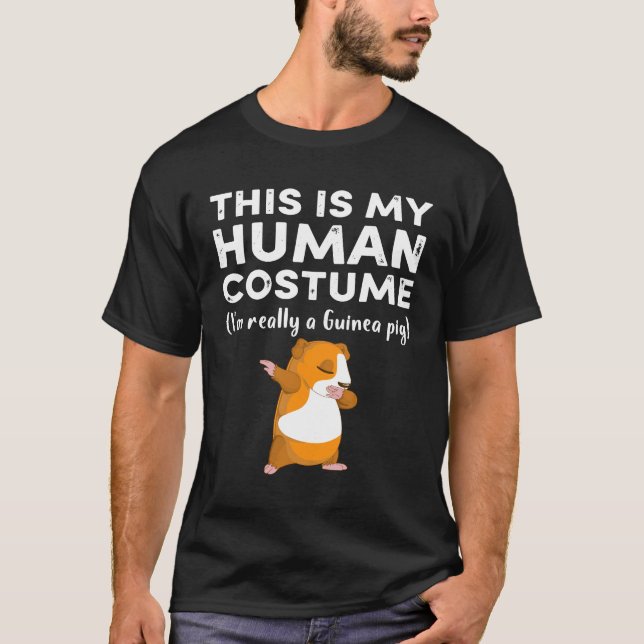 Camiseta 16 Esta minha fantasia humana eu sou realmente Gui (Frente)