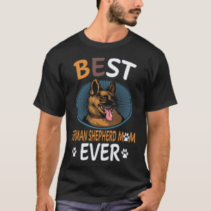 Camiseta 16 Melhor Mãe Pastor Alemão Já Existiu Pastor Alem