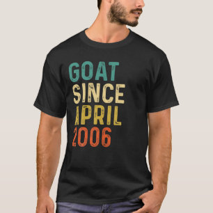 Camiseta 16.O Aniversário, 16 Anos De CAPOTA Desde Abril D