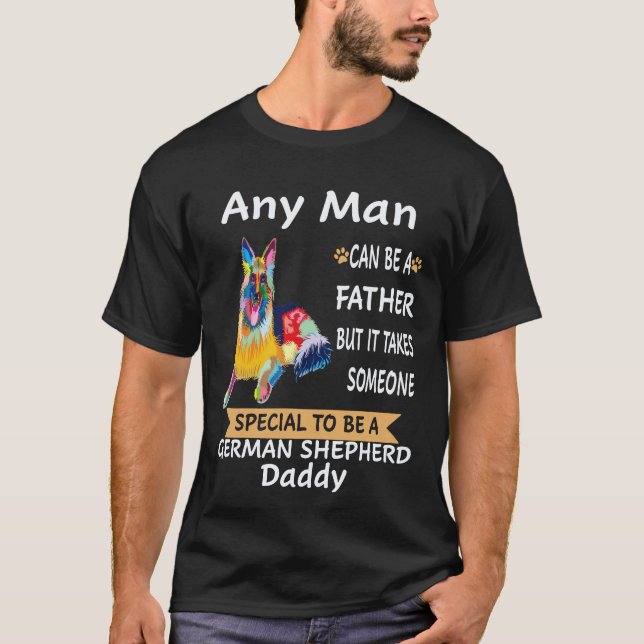 Camiseta 16 Qualquer Homem Pode Ser Pai Mas Leva Alguém Esp (Frente)