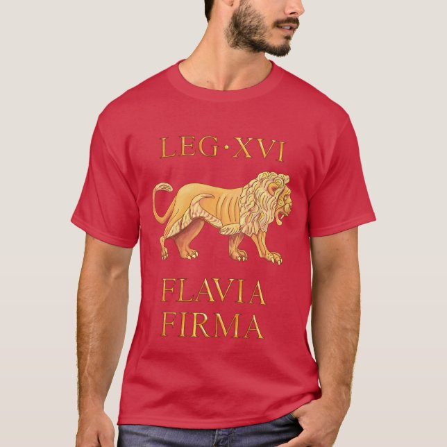 Camiseta 16o Legião romana XVI Flavia Firma (Frente)