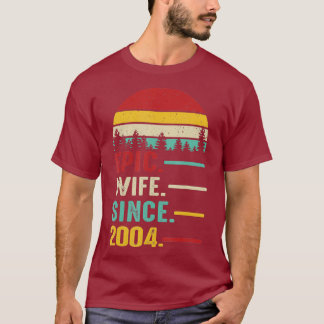 Camiseta 17º aniversário de casamento Presente para sua esp